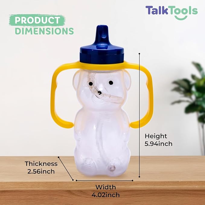 TalkTools Honey Bear Bottle Straw Cup - Image 2
