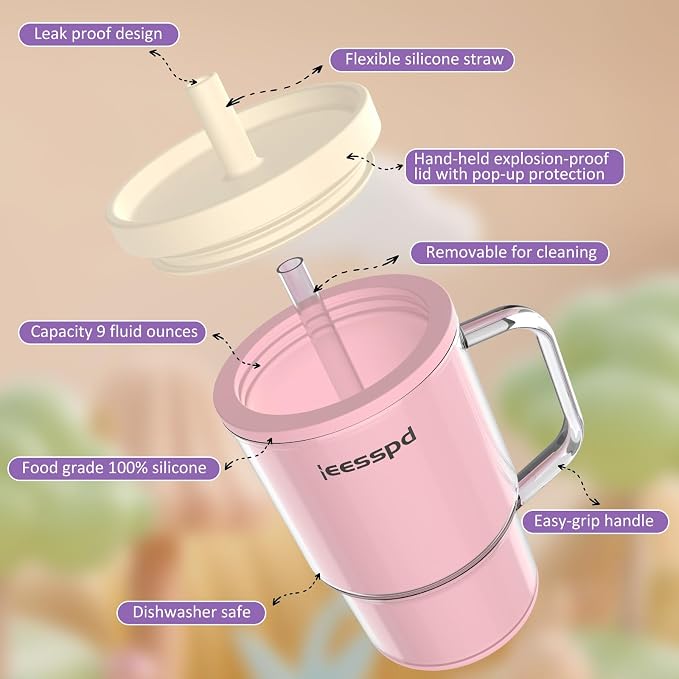 Toddler Cups – 9 oz Adorable Miniature Tumbler - Image 5