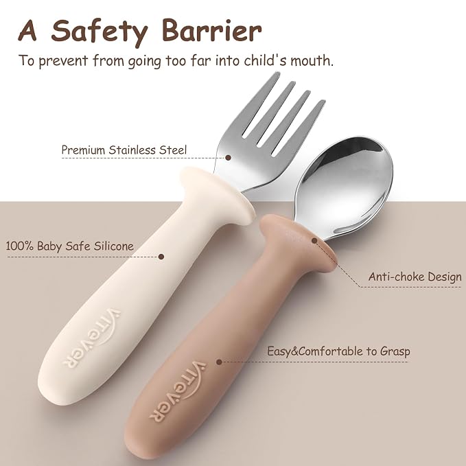 6 Pieces Toddler Utensils, Children Silverware Set - Image 3