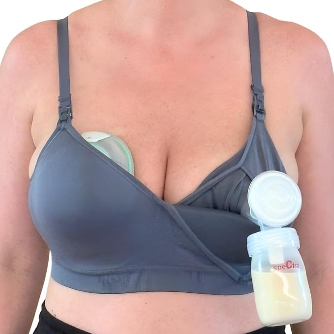 Supermom Hands Free Pumping and Nursing Bra by SimpleWishes