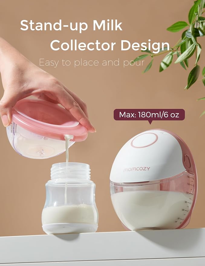 Momcozy Breast Pump Hands Free Mobile Style | M6, Wearable Breastfeeding Pump - Image 5