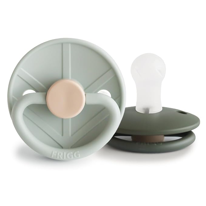 FRIGG Little Viking SilkySoft Silicone Baby Pacifier 2-Pack | Made in Denmark | by mushie