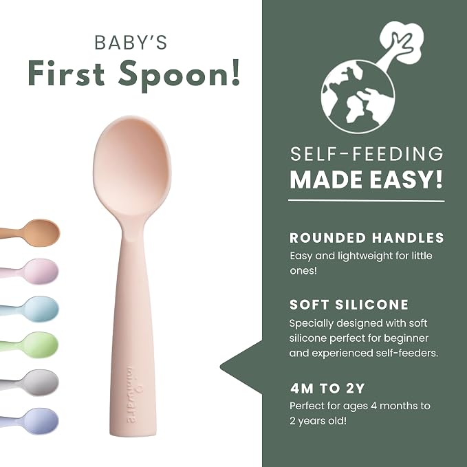 Miniware Silicone Baby Spoon for Training - Image 2