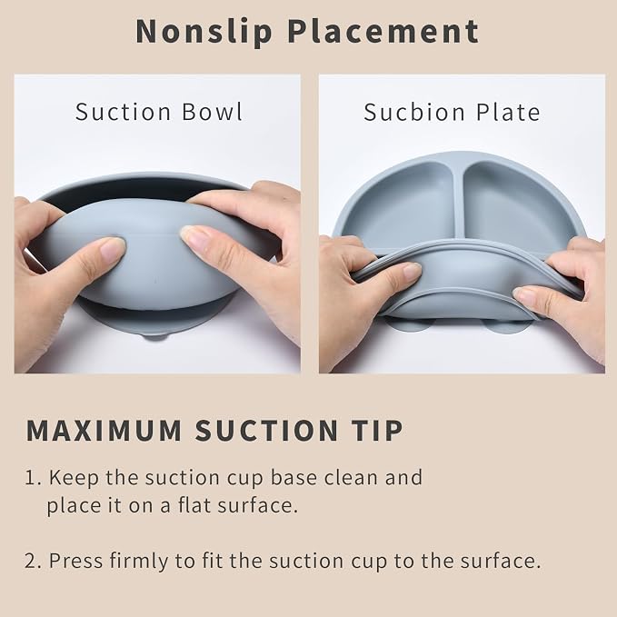 Baby Silicone Feeding Set, Baby Weaning Set, Baby Essentials, Includes Baby - Image 5