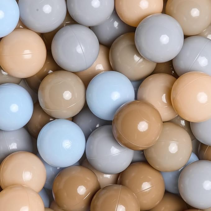 GOGOSO Ball Pits Balls for Toddlers Pack of 50 100 200 Plastics Shape Ball by GOGOSO