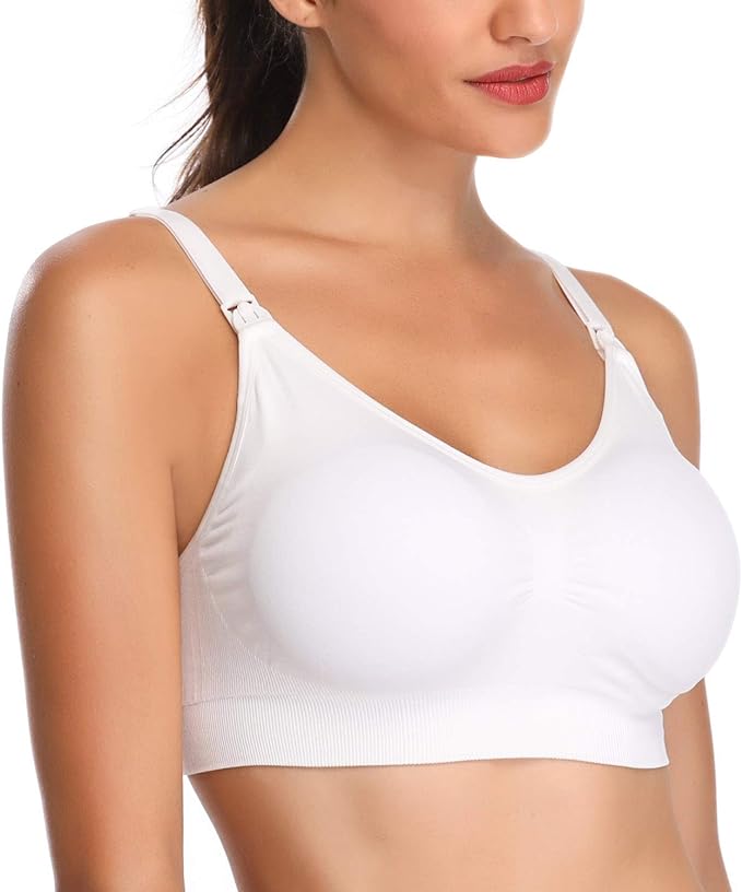 Lataly Womens Seamless Nursing Bra Sleeping Maternity Bralette - Image 3