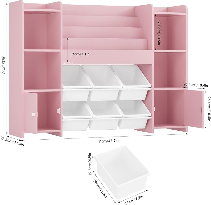 FINETONES Toy Storage Organizer - Image 2