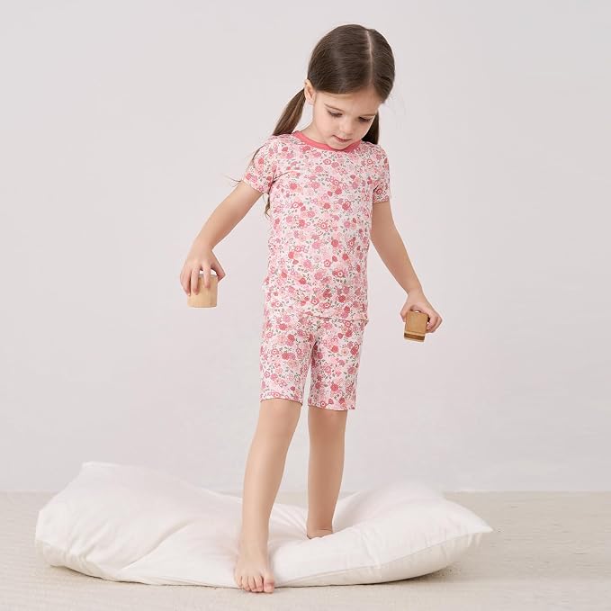 pureborn Baby Toddler Kids Viscose from Bamboo Pajamas Set Pjs 2pcs 18M-8Y - Image 3