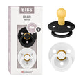 BIBS Pacifiers Colour Collection | Natural Rubber Baby Pacifier | Set of 2 by BIBS