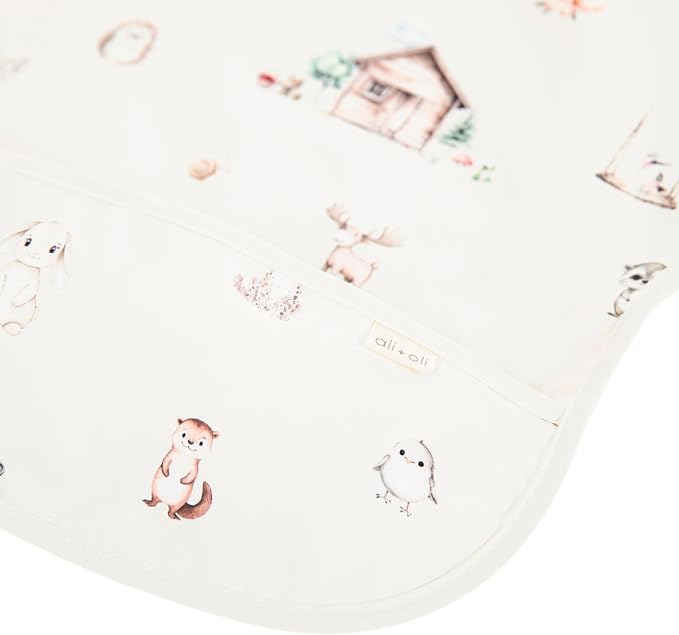 Ali+Oli Smock Bibs for Babies, BPA-Free Oeko-Tex Certified, Waterproof Baby - Image 3