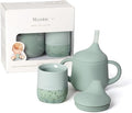 Moonkie Baby Training Cup & Sippy Cup Set | 4 Months+ | Baby-Led Weaning by Moonkie