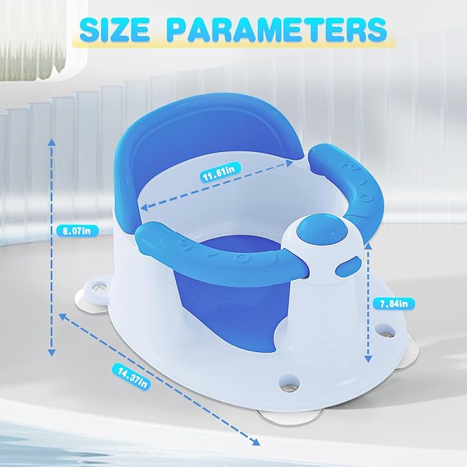 Baby Bath Seat for Babies 6 Months & Up, Bath Seats for Babies Sitting Up - Image 7