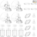 4packs 25mm Full Breast Replacement Pump Parts by IVARONAL