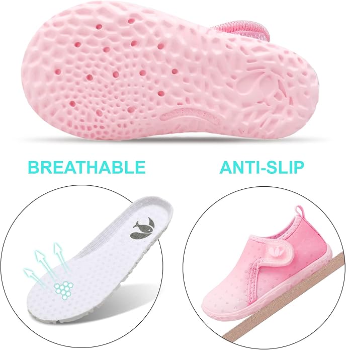 JOINFREE Baby Toddler Water Shoes Boys Girls Sandals Barefoot Kids Breathable - Image 4