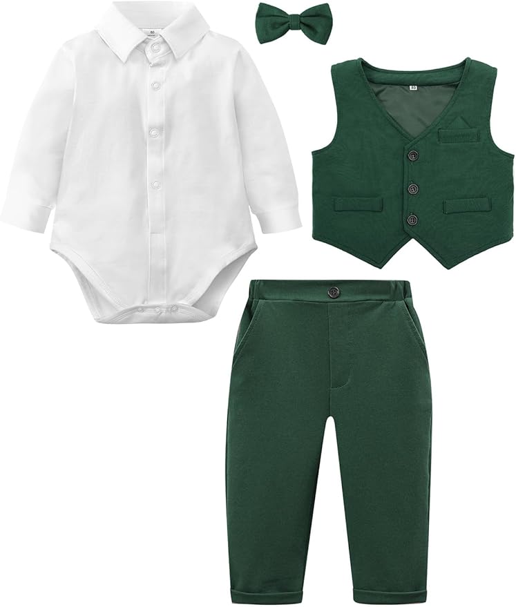 A&J DESIGN Baby Boy Suits Clothes Infant Toddler Formal Gentleman Outfits - Image 6