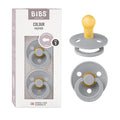 BIBS Pacifiers Colour Collection | Natural Rubber Baby Pacifier | Set of 2 by BIBS