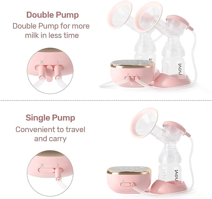 NCVI Electric Breast Pump 8782, Portable Hospital-Grade Double Pump - Image 5
