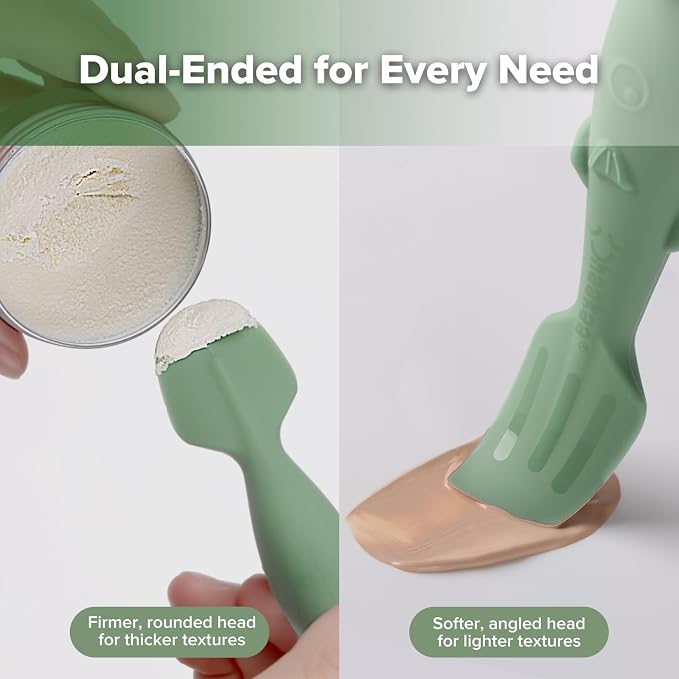 haakaa Baby Diaper Cream Spatula, Mess-free Silicone Diaper Rash Cream - Image 3