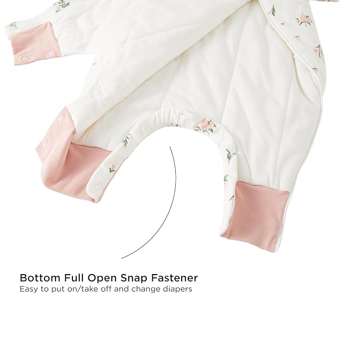 Duomiaomiao 3.5 TOG Toddler Sleep Sack 2-3T 100% Cotton Winter Side Open Zipper - Image 4