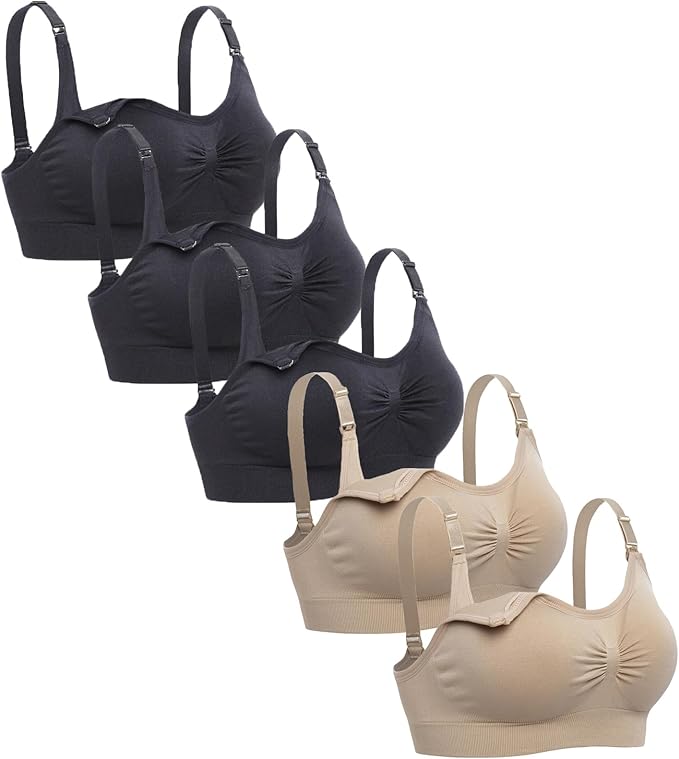 Lataly Womens Seamless Nursing Bra Sleeping Maternity Bralette by Lataly