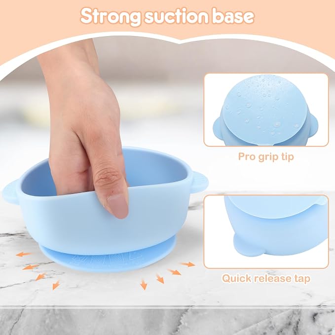 4 Pack Stainless Steel Baby Bowls - Image 5