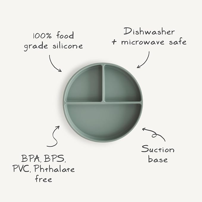 mushie Silicone Suction Plate | BPA-Free Non-Slip Design - Image 8