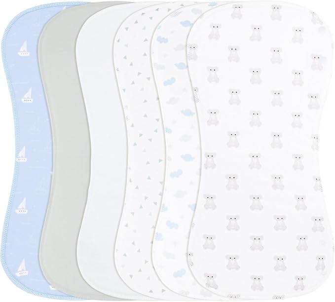2-in-1 Burp Cloths and Baby Bibs by Benoxine