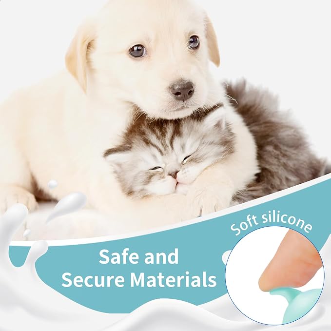 5Pack Kitten Bottle for Nursing Puppy Milk Kitten Bottles Feeding Kit Silicone - Image 3