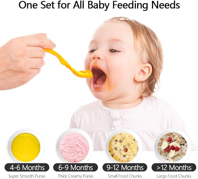 Baby Food Maker Mini Cute and Small Food Processor Puree Blender Grinder - Image 4