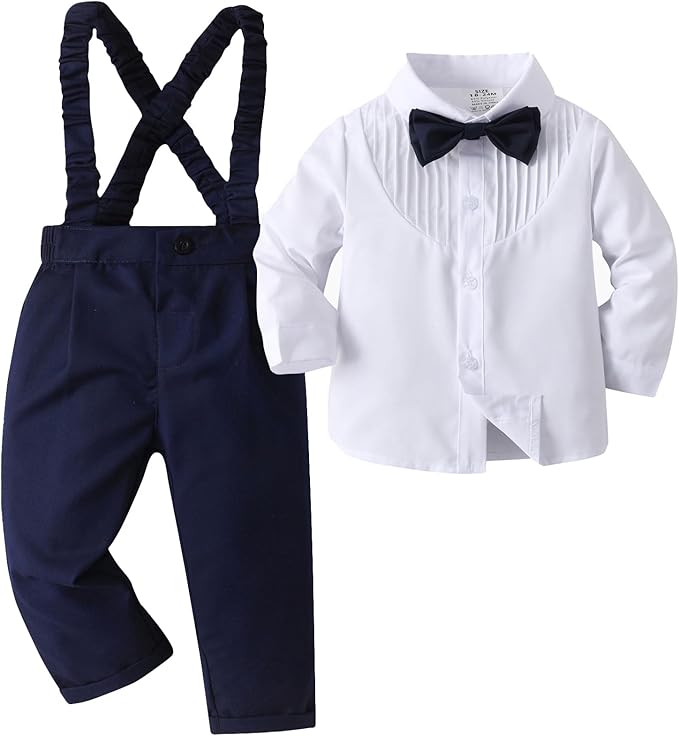 Boarnseorl Baby Boys Pants Sets, Toddler Gentleman Outfits, Infant Long Sleeve by Boarnseorl