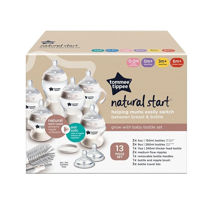 Tommee Tippee Natural Start 12 Piece BPA Free Bottle Set, Includes 2 x 5 oz - Image 10