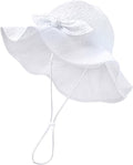 HONGTEYA Baby Sun Hat Toddler Girl Beach Hat Adjustable Outdoor Summer Hat UPF by HONGTEYA