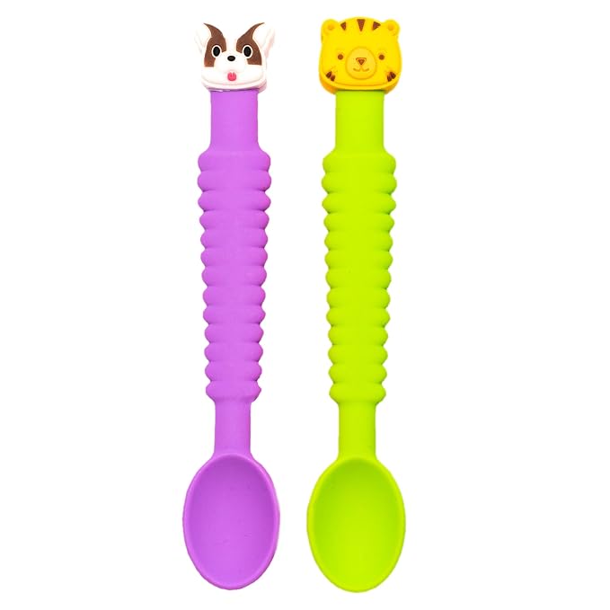 3-in-1 Silicone Baby Spoon Self Feeding 6+ Months - Image 8