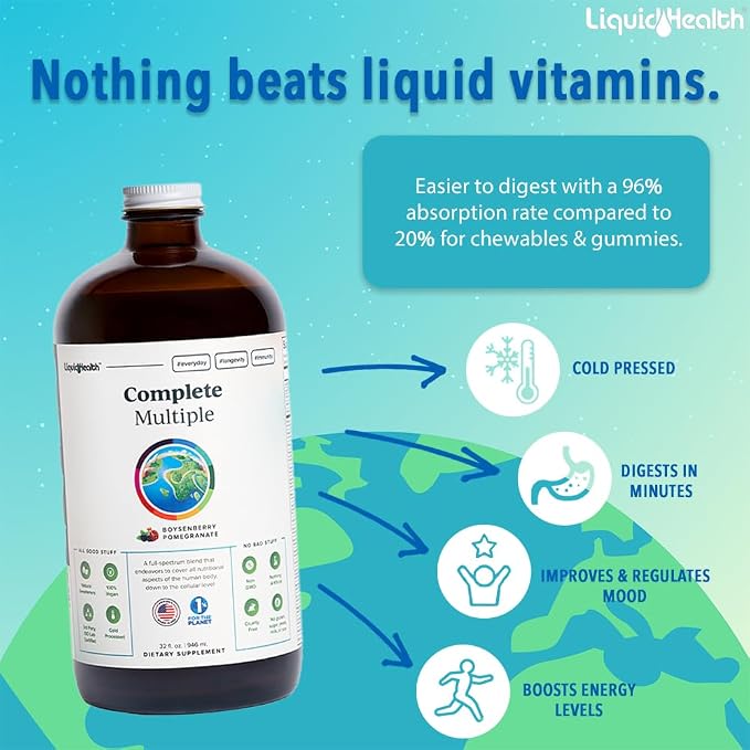 LIQUIDHEALTH Complete Multiple & Prenatal/Postnatal Multiple Liquid Vitamin - Image 2