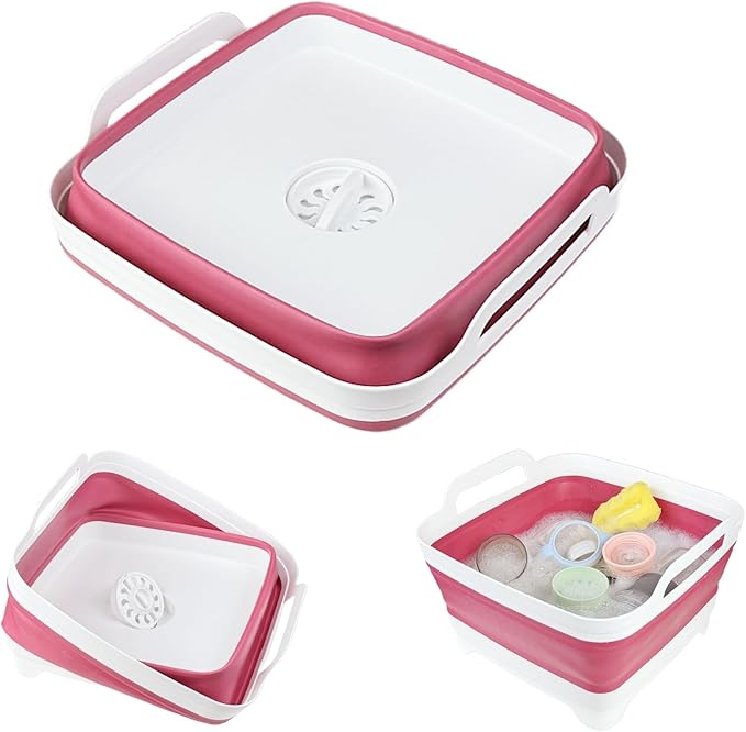 Collapsible Wash Basin for Baby Bottles by Gimwa-foldtokeepopenformore