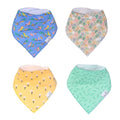 Copper Pearl 4 Pack Soft Cotton Baby Bibs by CopperPearl