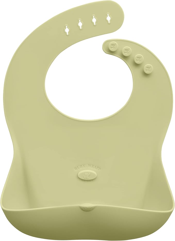 Abiie Ruby Wrapp Silicone Bibs for Babies by Abiie