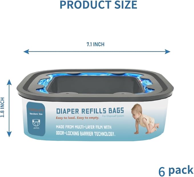 Standard Square Refills Disposal Bags Refill Compatible - Image 2