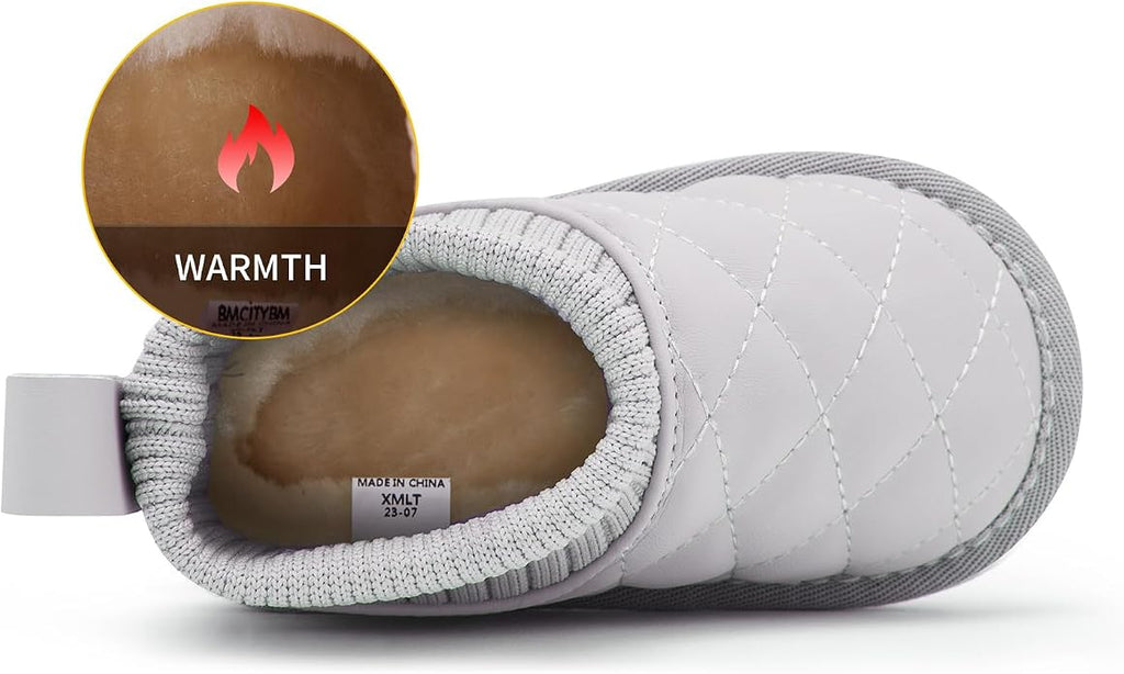 BMCiTYBM Girls Boys Snow Boots Warm Winter Fur Lined Baby Shoes - Image 3