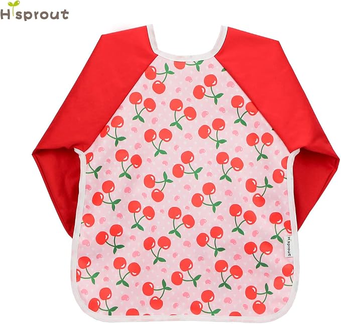 Infant Toddler Baby Waterproof Sleeved Bib, Bib - Image 2