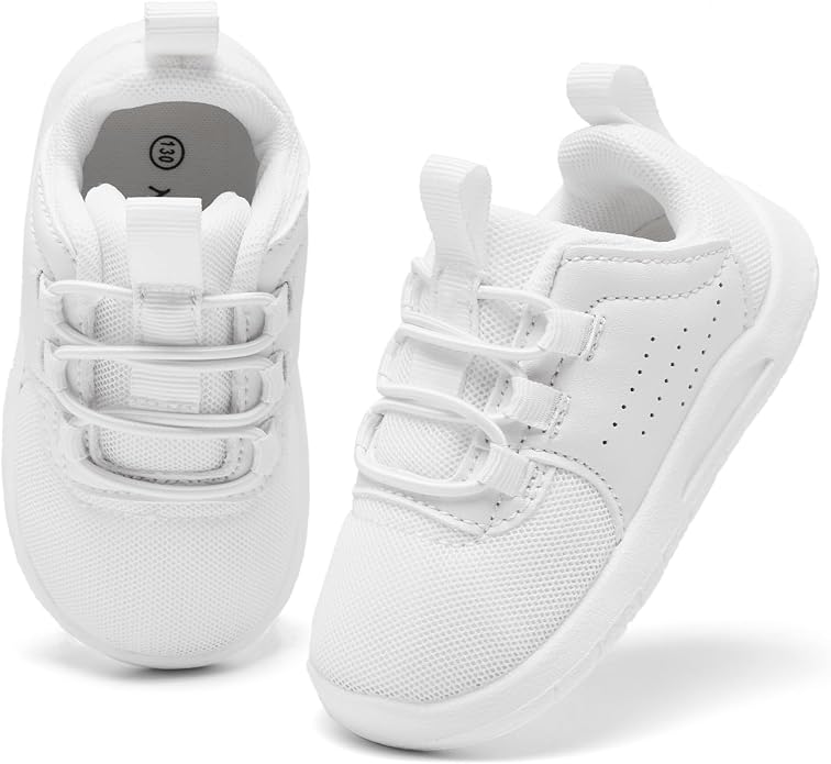 MORENDL Toddler Slip On Sneakers Baby Walking Shoes Non-Slip Breathable Unisex - Image 6