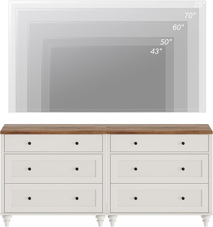 WAMPAT White Dresser for Bedroom - Image 5