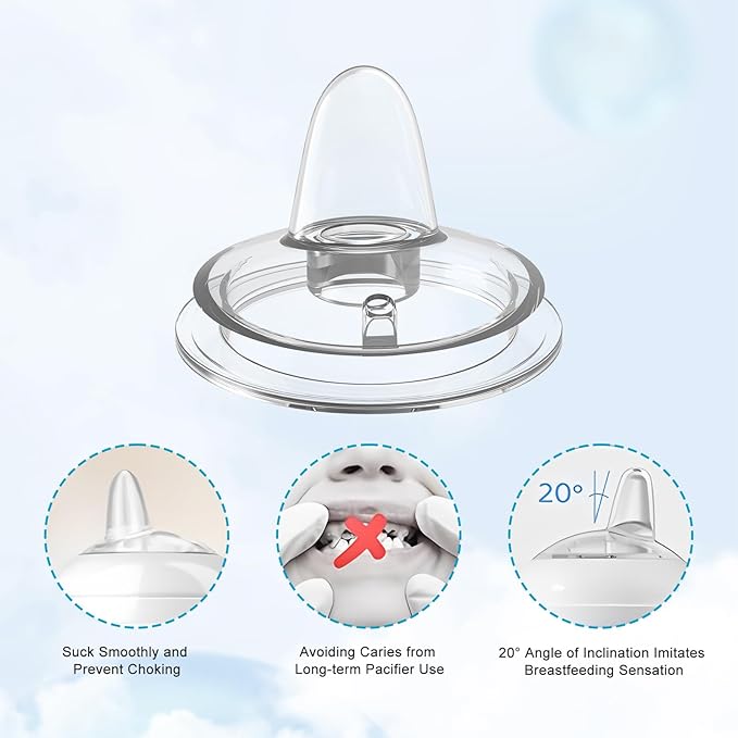 Sippy Spout Nipples for Philips Avent Baby Bottles, Natural Trainer Sippy Cup - Image 6