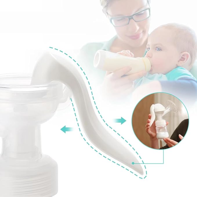 Manual Breast Pump for Breastfeeding, Small Portable Manual Breast Milk Catcher - Image 4