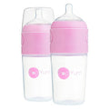 PopYum 9 oz Pink Anti-Colic Formula Making/Mixing/Dispenser Baby Bottles by PopYum