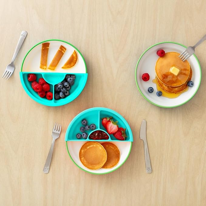 Omie® Easy Scoop Plates for Kids | Unique Design Helps Food Fall into the Spoon - Image 5