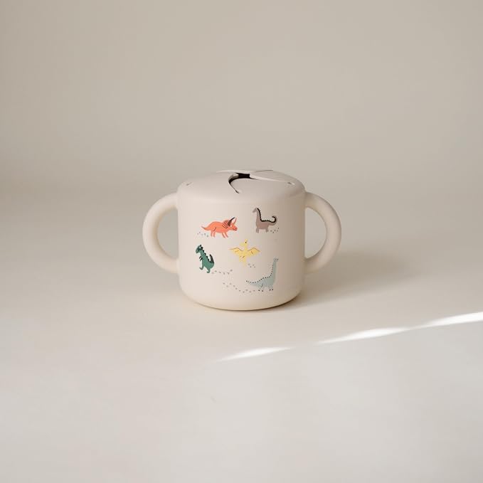 mushie Silicone Snack Cup | Spill Proof Food Container - Image 4