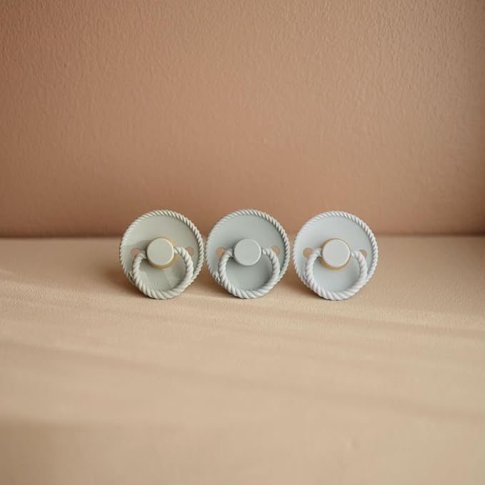 FRIGG Natural Rubber Baby Pacifier 4-Pack Skyline Serenity | Made in Denmark | - Image 6