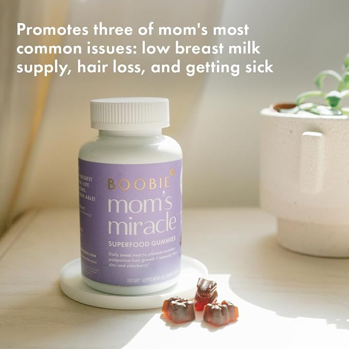 Boobie Bears Lactation Support Gummies | Helps As Milk Supply Booster & - Image 3