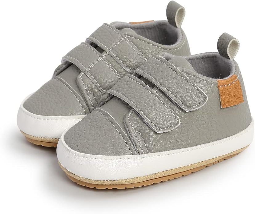 Clowora Baby Boys Girls Shoes Non-Slip Rubber Sole Sneakers Infant First - Image 4